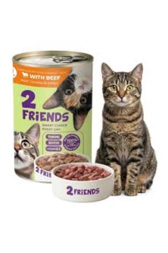 2 Friends Cat hovězí kousky v omáčce 415 g