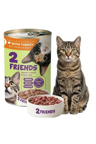 2 Friends Cat krůtí kousky v omáčce 415 g