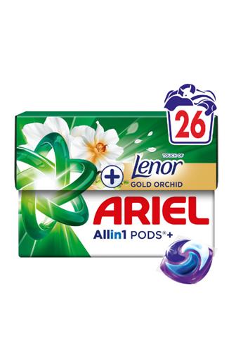 Ariel All-in-1 Plus Lenor gold orchid kapsle 26 ks