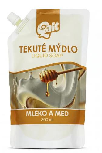 Qalt tekuté mýdlo mléko a med 800 ml