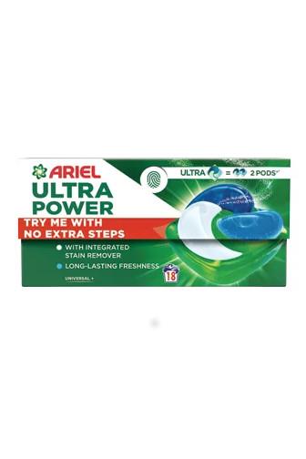 Ariel Ultra Power universal+ kapsle 18 ks
