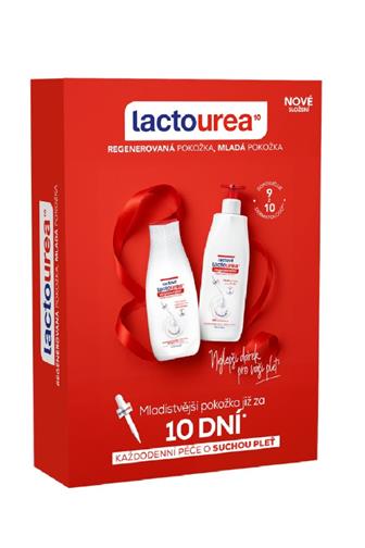Lactourea pro suchou pleť sprchový gel 500 ml + mléko 400 ml