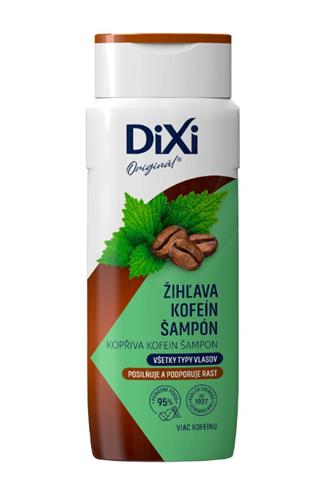 Dixi šampon kopřiva kofein posilňující růst 400 ml