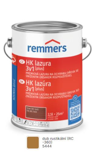 Remmers HK lazura 3v1 [plus] dub rustikal 0,75 l