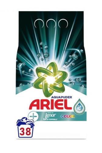 Ariel Aquapuder Touch Of Lenor Color prací prášek 38 dávek 2,85 kg