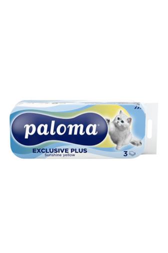 Paloma Exclusive soft 3 vrstvý toaletní papír žlutý 10 ks
