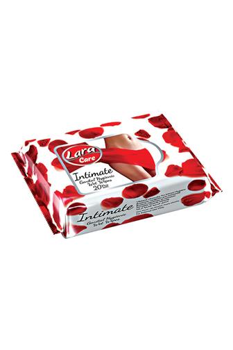 Lara Care Intimate intimní vlhčené ubrousky 20 ks