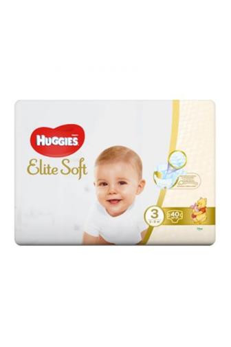 Huggies Elite Soft 3 5-9kg 40 ks