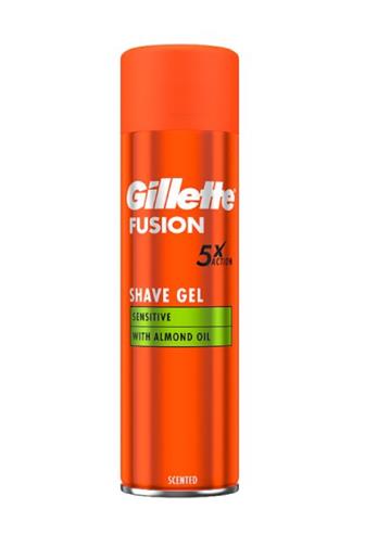 Gillette Fusion 5 gel sensitive almond oil 200 ml